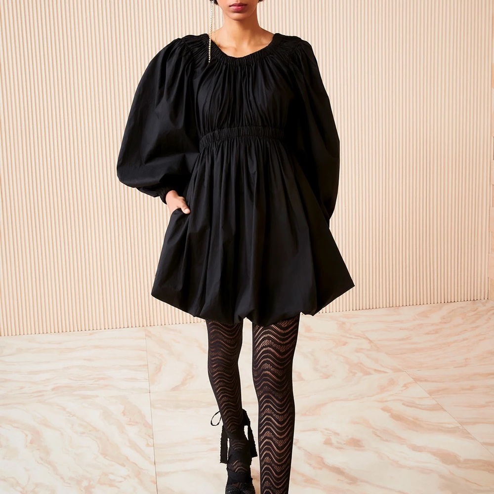 Ulla Johnson Black Martine Mini Dress